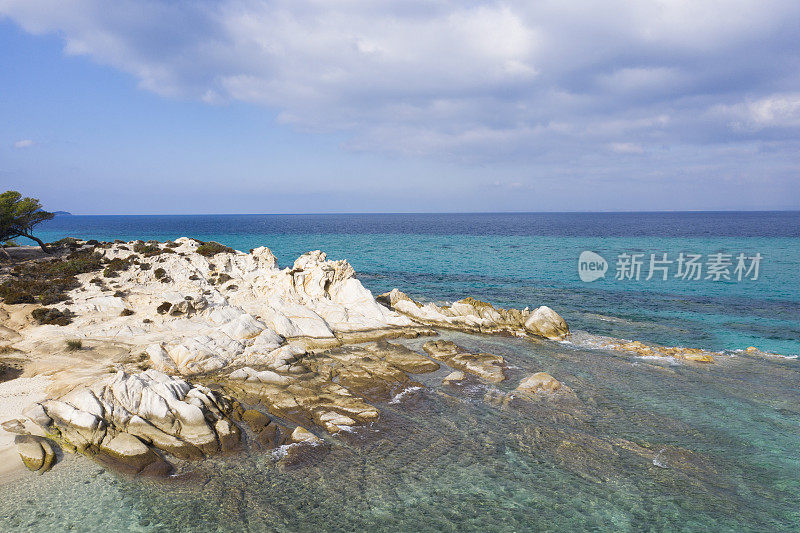 Halkidiki - Sithonia的橙色海滩